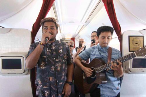 Garuda Indonesia Bakal Sajikan Live Music Di Dalam Pesawat